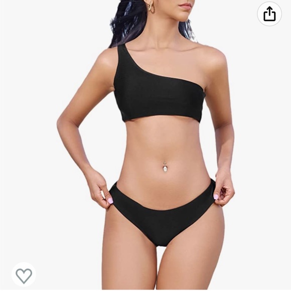 NWT ZAFUL ONE SHOULDER BIKINI - Picture 2 of 7